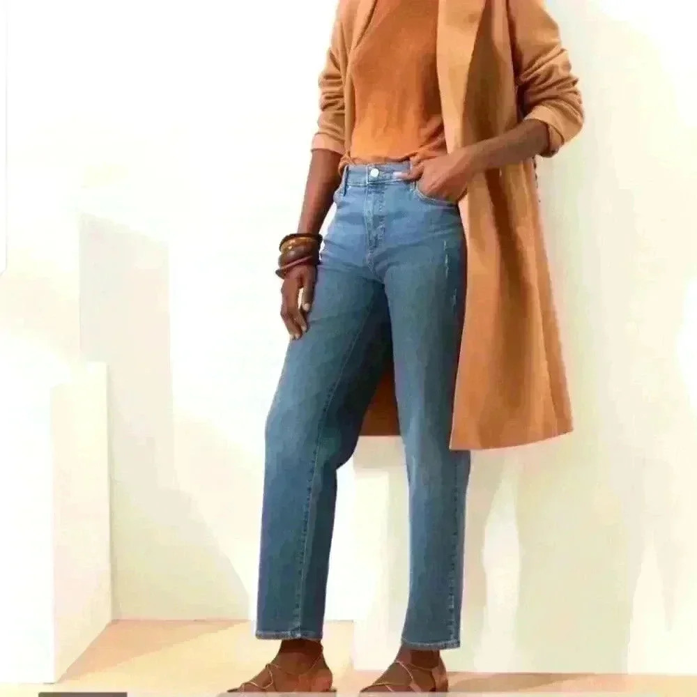 Banana Republic High-Rise Straight Jeans